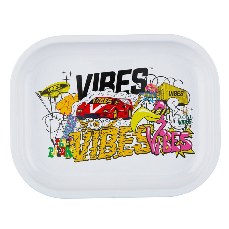 VIBES Collage Rolling Tray