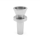 Dura-Bowl Indestructible 14mm Cone Bowl Piece in Silver