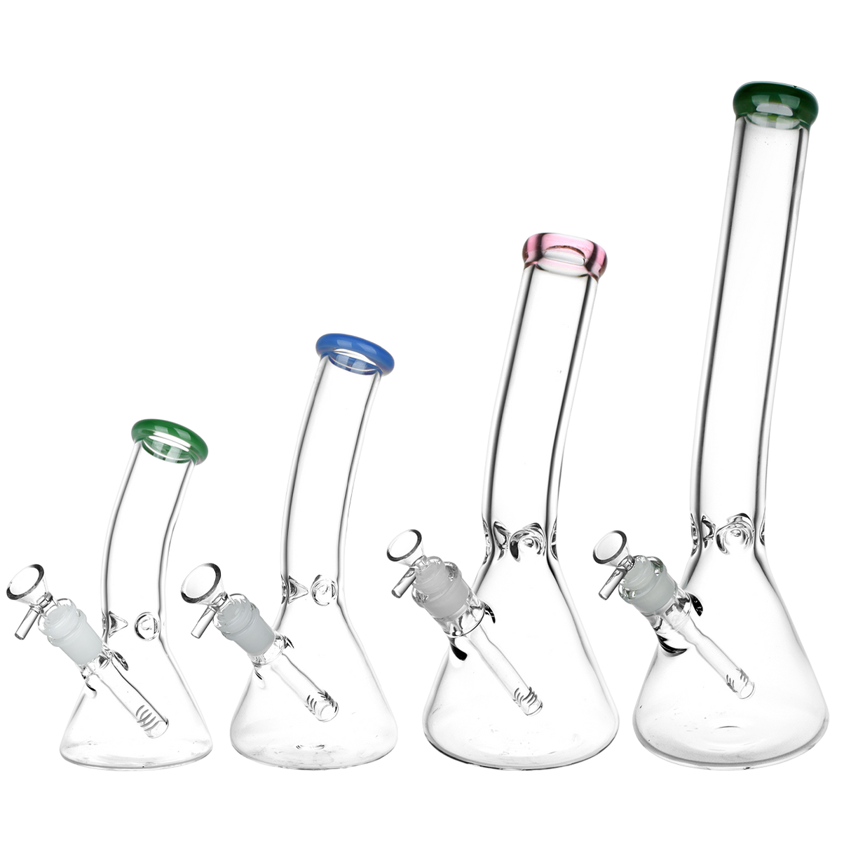 Classic Bent Neck Glass Beaker Bongs