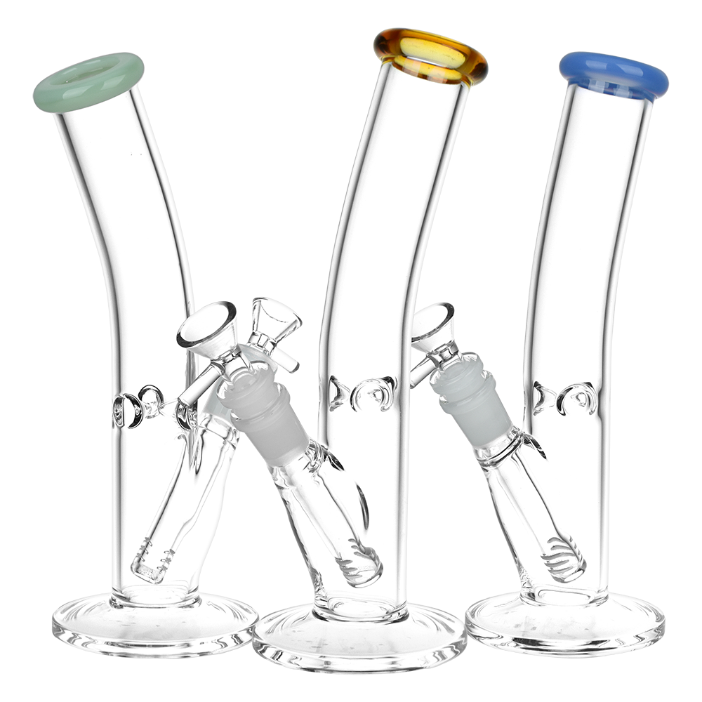 Classic Bent Neck Glass Straight Tube Bongs