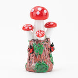 Empire Glassworks Mushrooms Glass Pipe Standing