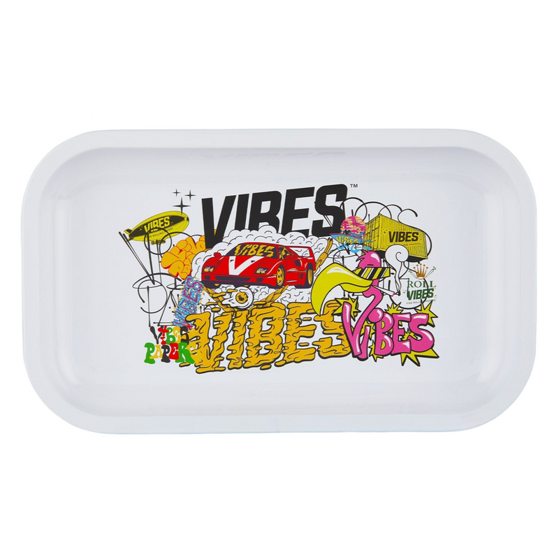 VIBES Collage Rolling Tray