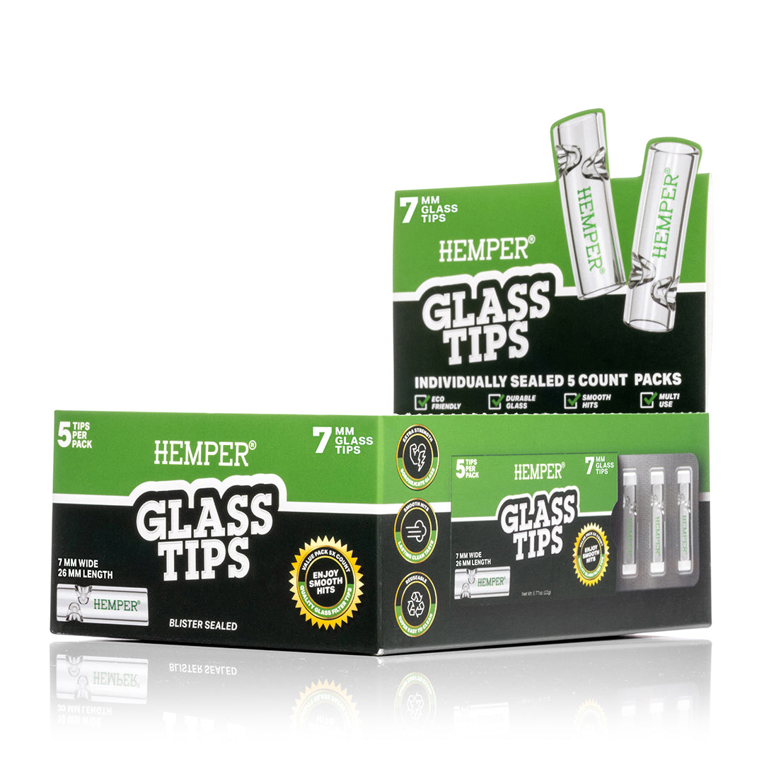Glass Filter Tips 7mm | Display