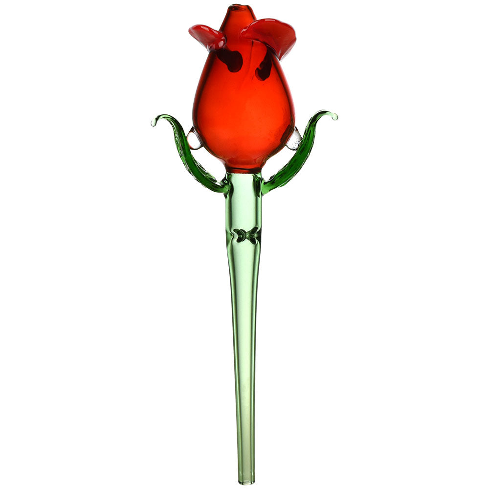 Glass Rose Dab Straw