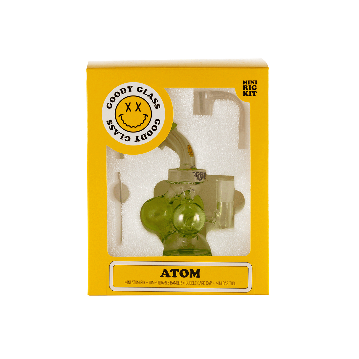 Goody Glass Atom Mini Dab Rig Kit