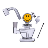 Goody Glass Big Face Mini Dab Rig Kit