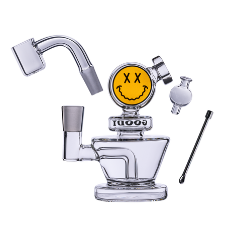 Goody Glass Big Face Mini Dab Rig Kit
