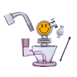 Goody Glass Big Face Mini Dab Rig Kit