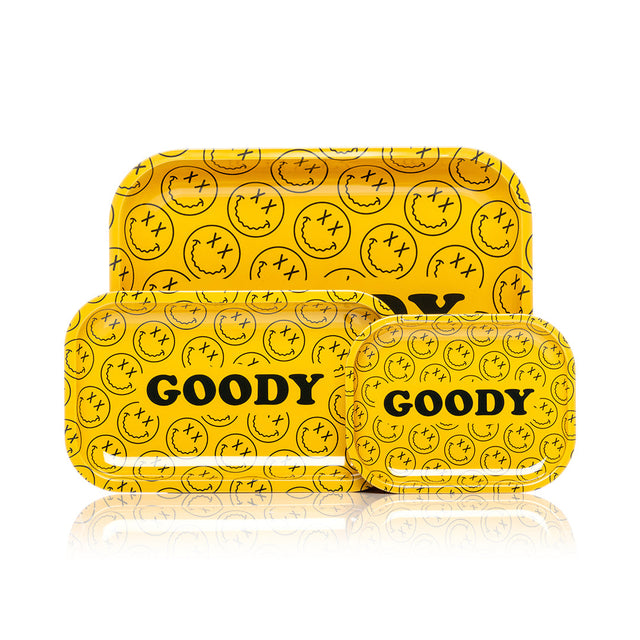 Goody Glass - Yellow Pattern Face Rolling Tray