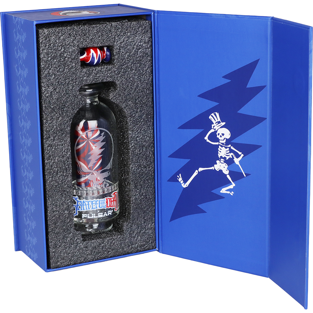 Grateful Dead Sandblasted Stealie Puffco Peak Glass