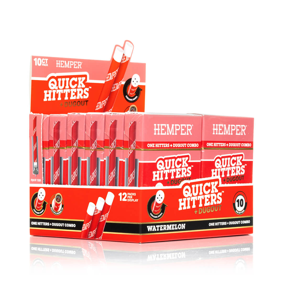 Hemper Quick Hitters Dugout 10-Packs | Watermelon - 12ct Display
