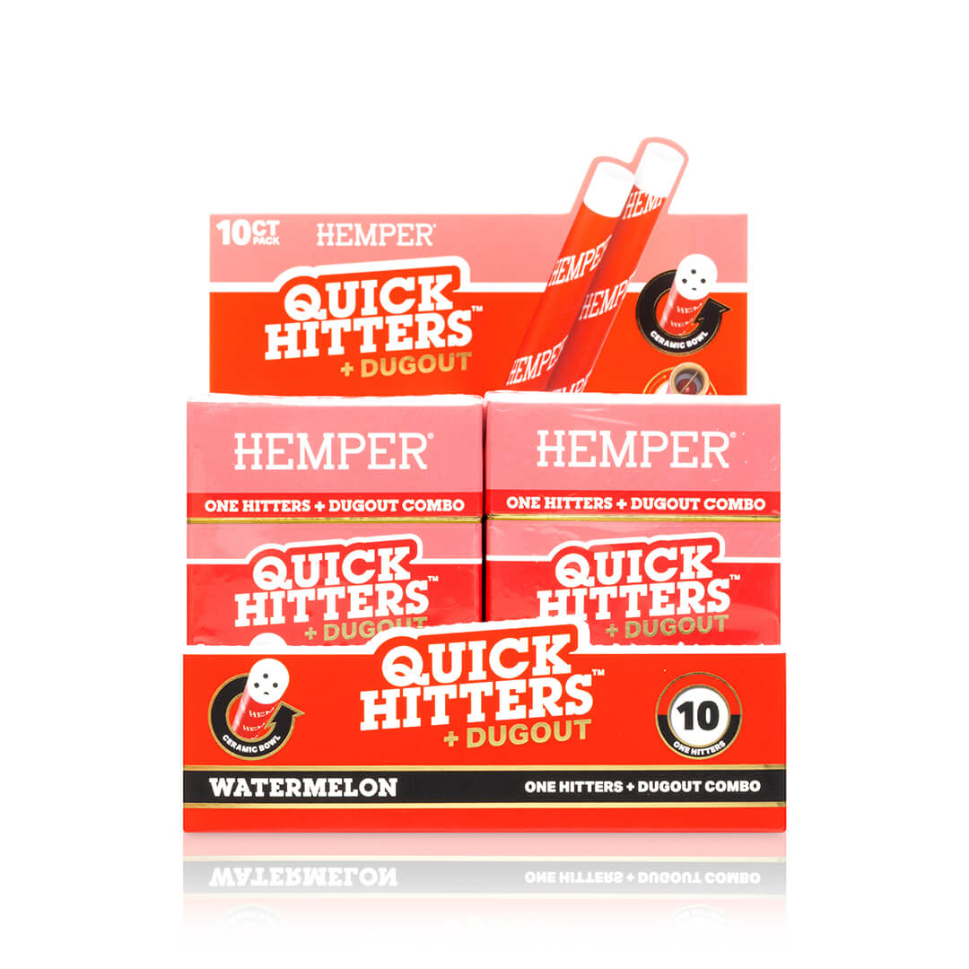 Hemper Quick Hitters Dugout 10-Packs | Watermelon - 12ct Display