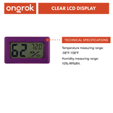 Ongrok Digital Hygrometers (6-Pack)