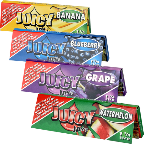 Juicy Jay’s 1.25” Flavored Rolling Papers | 24ct Display
