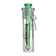 Phoenix Star 14MM Male 45°-Degree Joint Ash Catcher With Green Downstem Clear View In Honeybee Herb