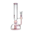 Phoenix Star 10-Inches Showerhead Percolator Bong with Pink Mouthpiece & Built-In Downstem At Honeybee Herb