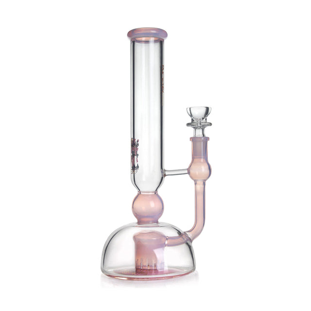 Phoenix Star 10-Inches Showerhead Percolator Bong with Pink Mouthpiece & Built-In Downstem At Honeybee Herb