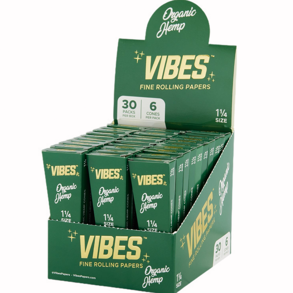 VIBES 1.25" Cones Box (30 Pack)