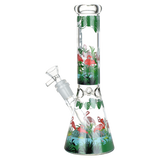 Pulsar Chillin Flamingos Beaker Bong