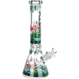 Pulsar Chillin Flamingos Beaker Bong