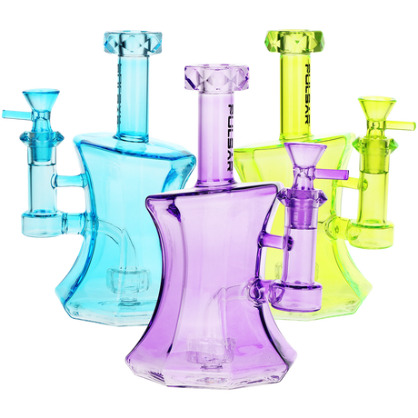 Pulsar Drippy Diamonds Glass Bong