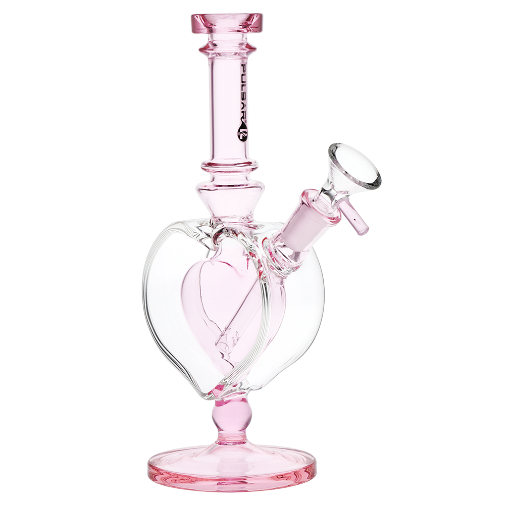 Pulsar Pink Heart Chalice Bong