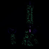 Pulsar Superstitious Kitty Glow Bong Hand Pipe Bundle