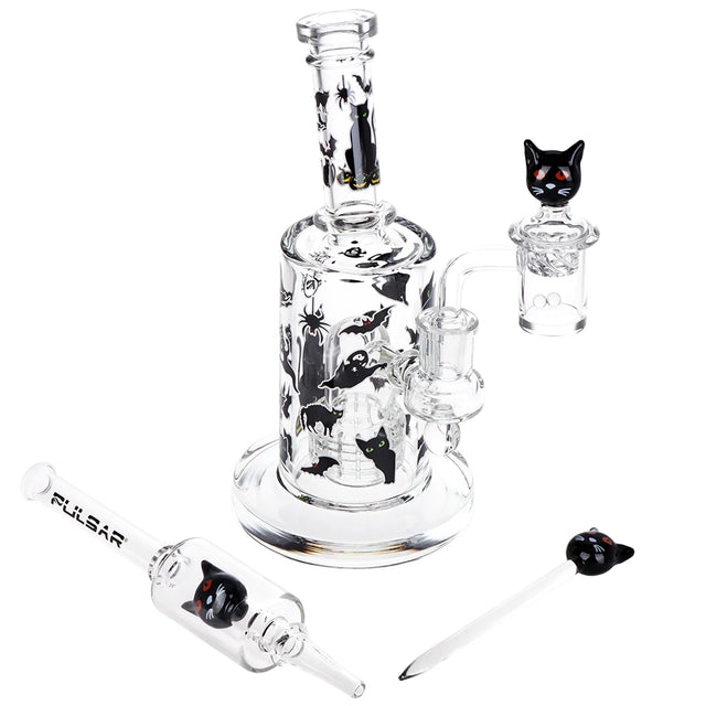 Pulsar Superstitious Kitty Glow Dab Rig Kit