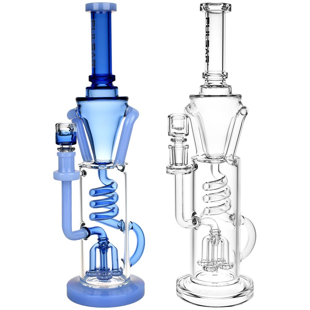 Pulsar Twister Glass Recycler Bong