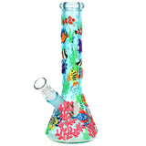 Reef Riot Glow 10" Beaker Bong