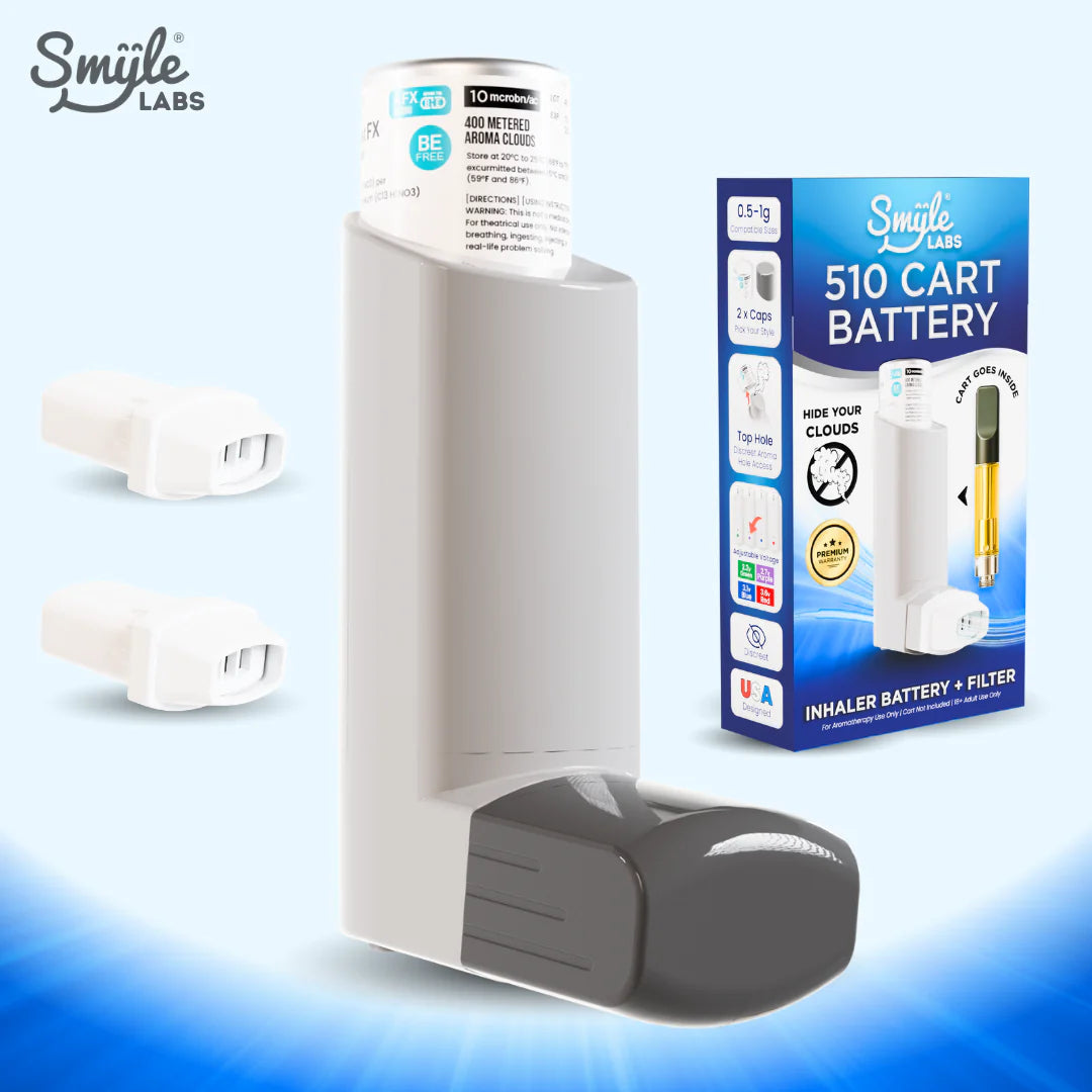 Smyle Labs INHALER 510 Vape Cart Battery with Filter 🔋 – CaliConnected