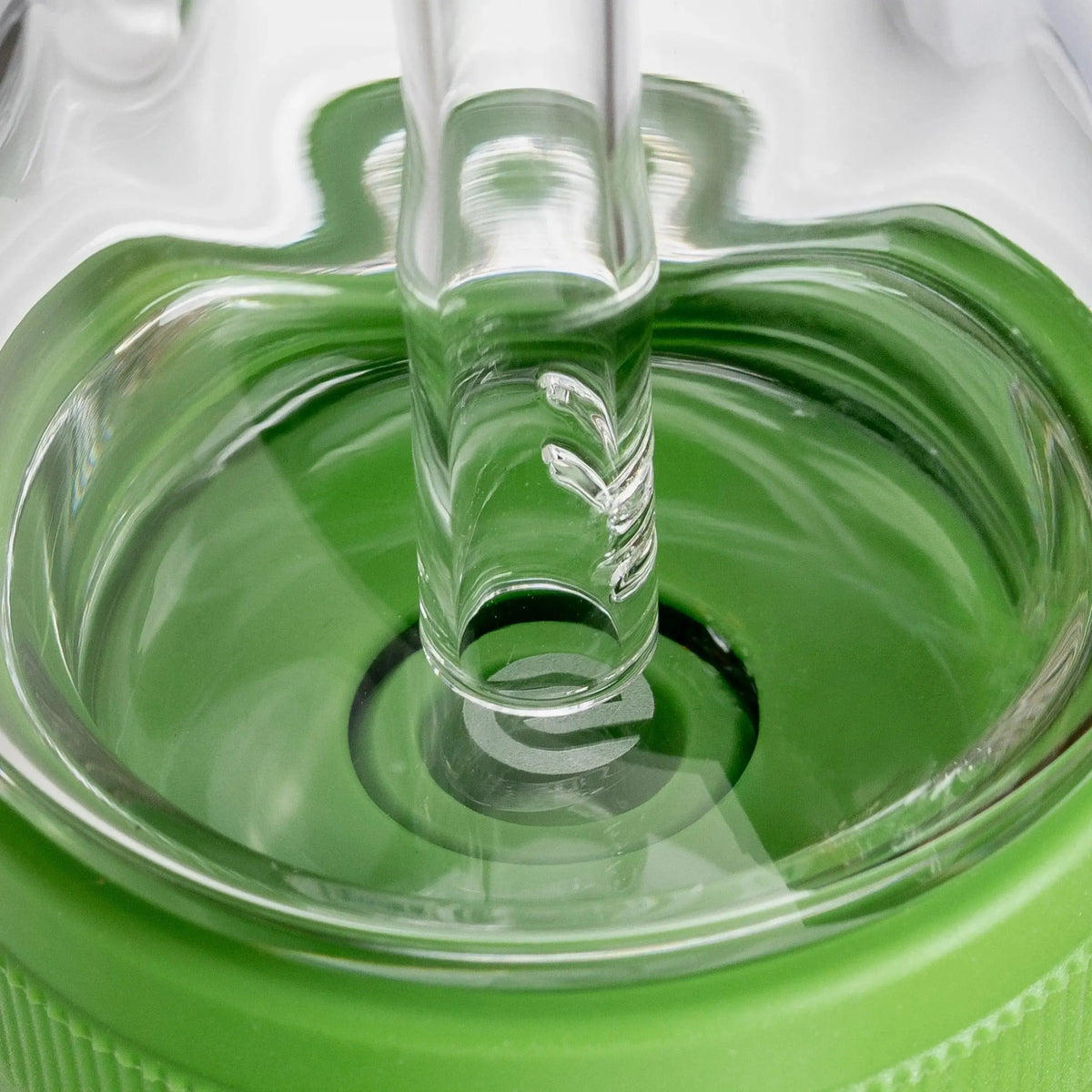Softglass Core Bubbler – Silicone x Glass Bubbler Pipe
