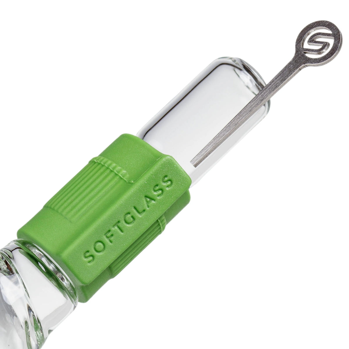 Softglass Core Bubbler – Silicone x Glass Bubbler Pipe