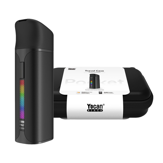Yocan Black Pocket Vape with Travel Case Bundle