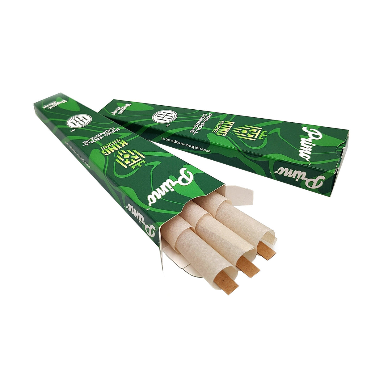 High Society Primo Organic Hemp PreRoll Cones with Filter King Size Box of 30 Units