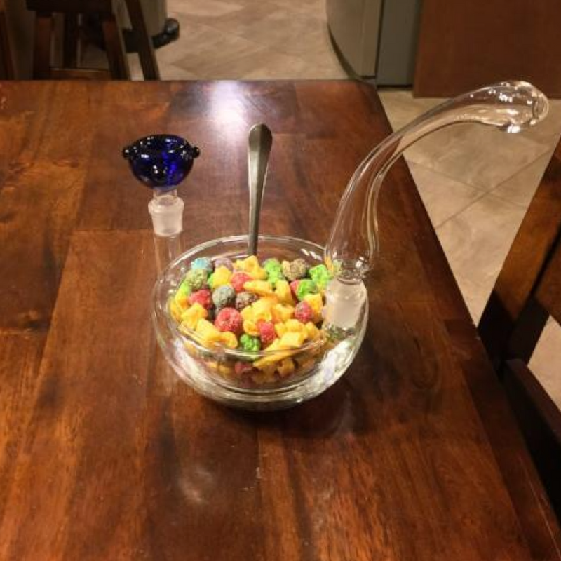 The Breakfast Bowl Wake & Bake Water Pipe + Cyclops Bowl 