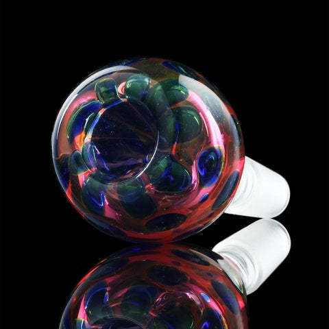 "Bubble Bulb" Cobalt Fumed Flower Bowl Piece 