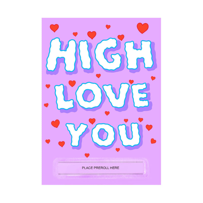 420 Cardz High Love You Card