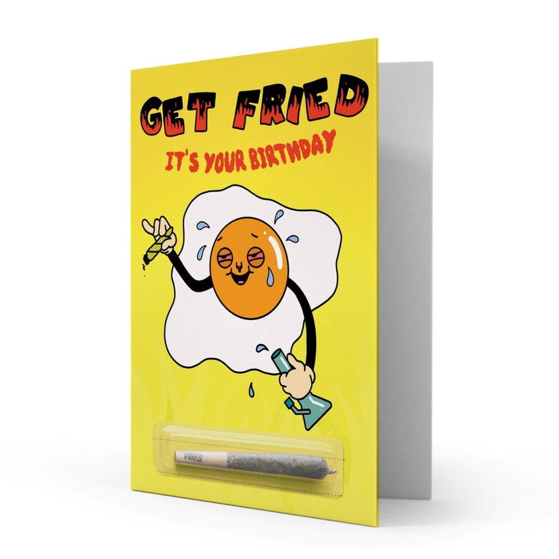420 Cardz Get Fried Birthday Card