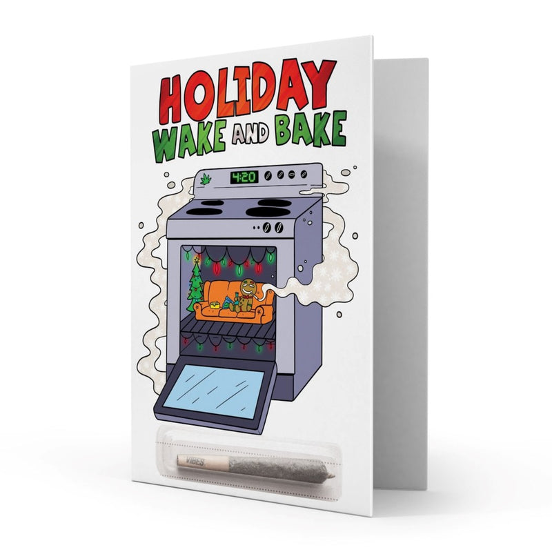 420 Cardz Holiday Wake & Bake Card