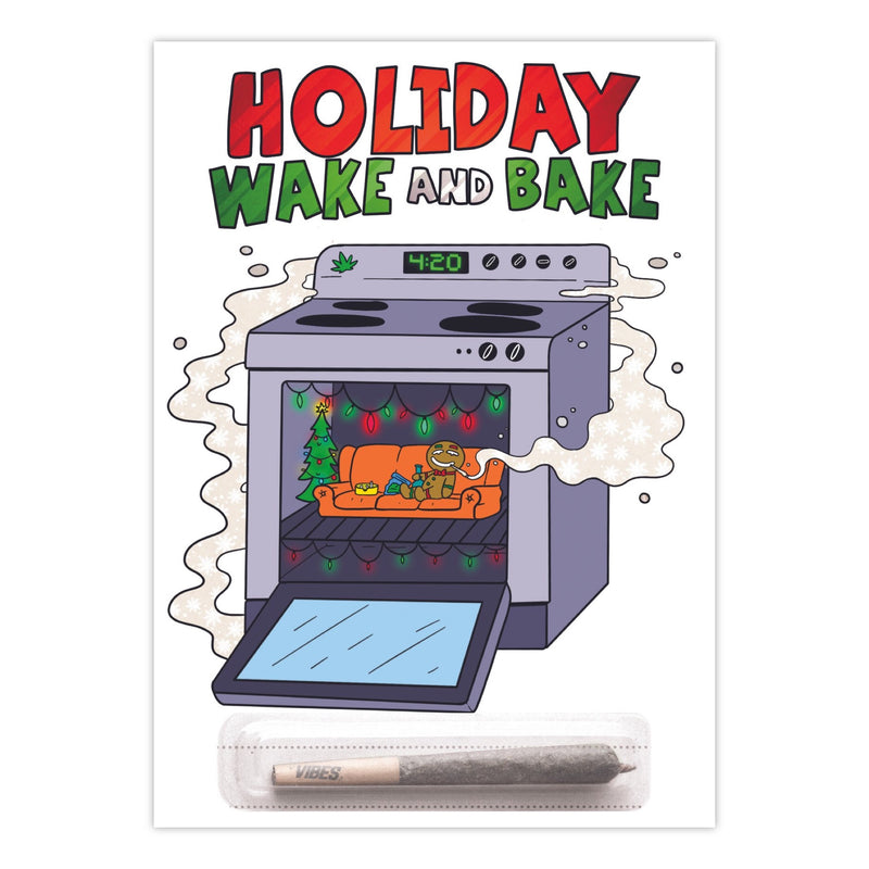 420 Cardz Holiday Wake & Bake Card