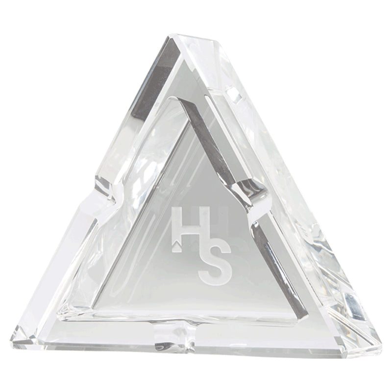 Higher Standards Crystal Glass Ashtray 