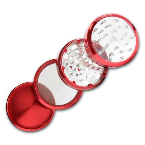 Large 4-Piece Clear-Top Grinder - CaliConnected