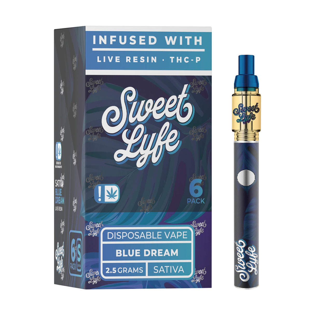 Sweet Lyfe Live Resin Delta 8 + THC-P Vape Pen