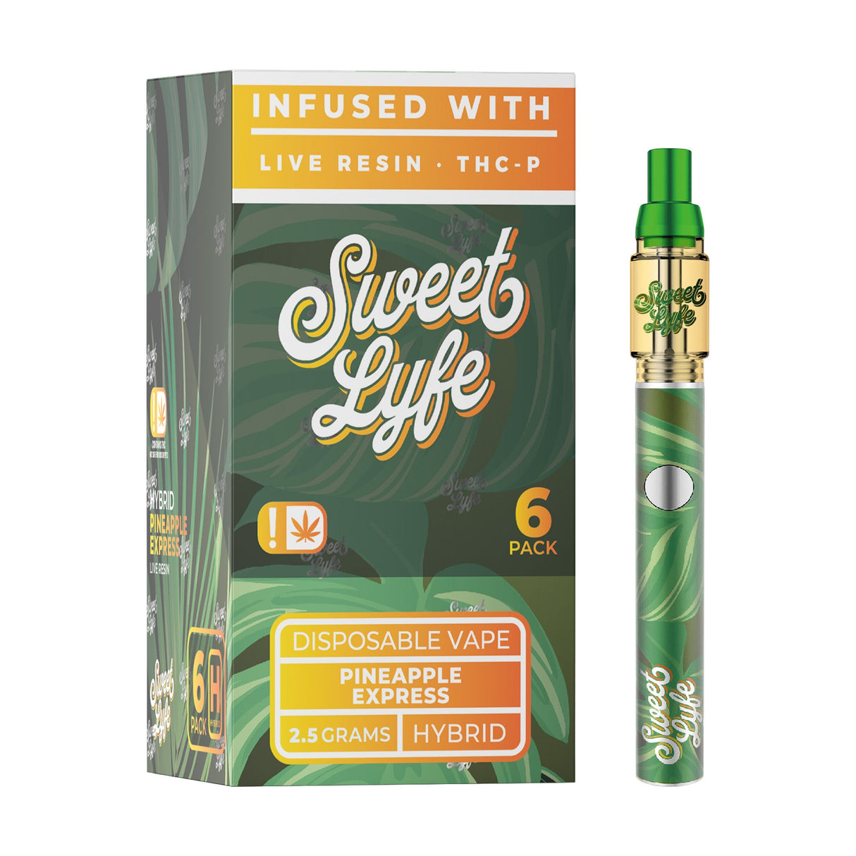 Sweet Lyfe Live Resin Delta 8 + THC-P Vape Pen
