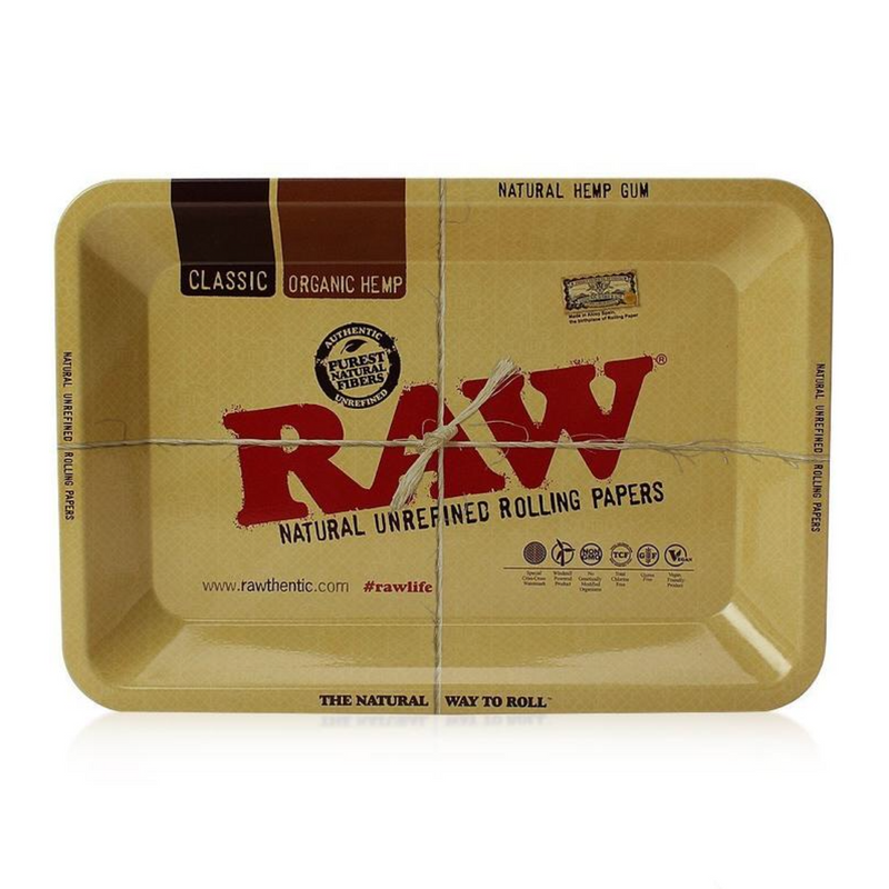 Raw® Mini Metal Rolling Tray (7" x 5") 