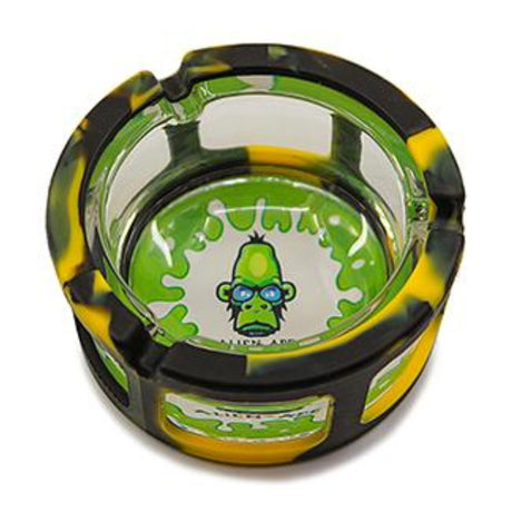 Space King Glass Ashtray w. Silicone Sleeve