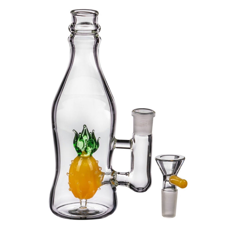CaliConnected “Pineapple in a Bottle” Mini Bong 🍍 