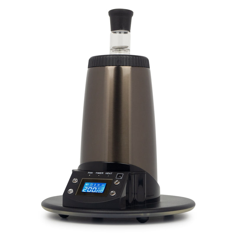 a coffee grinder sitting on top of a plate