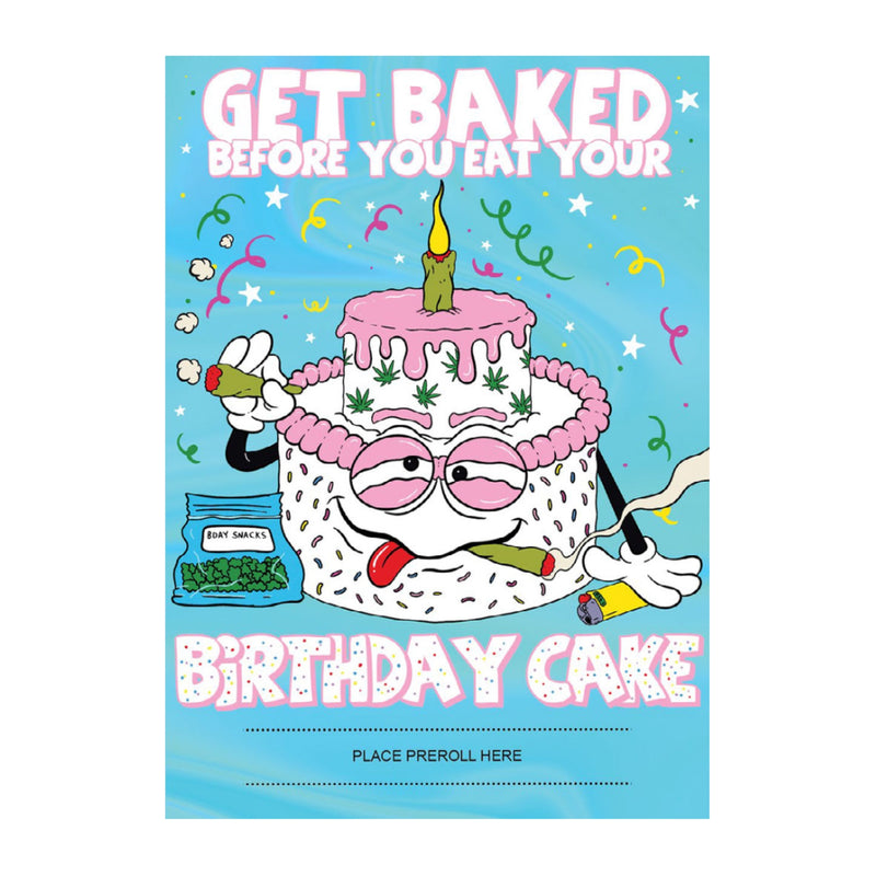 420 Cardz Birthday Cake Card